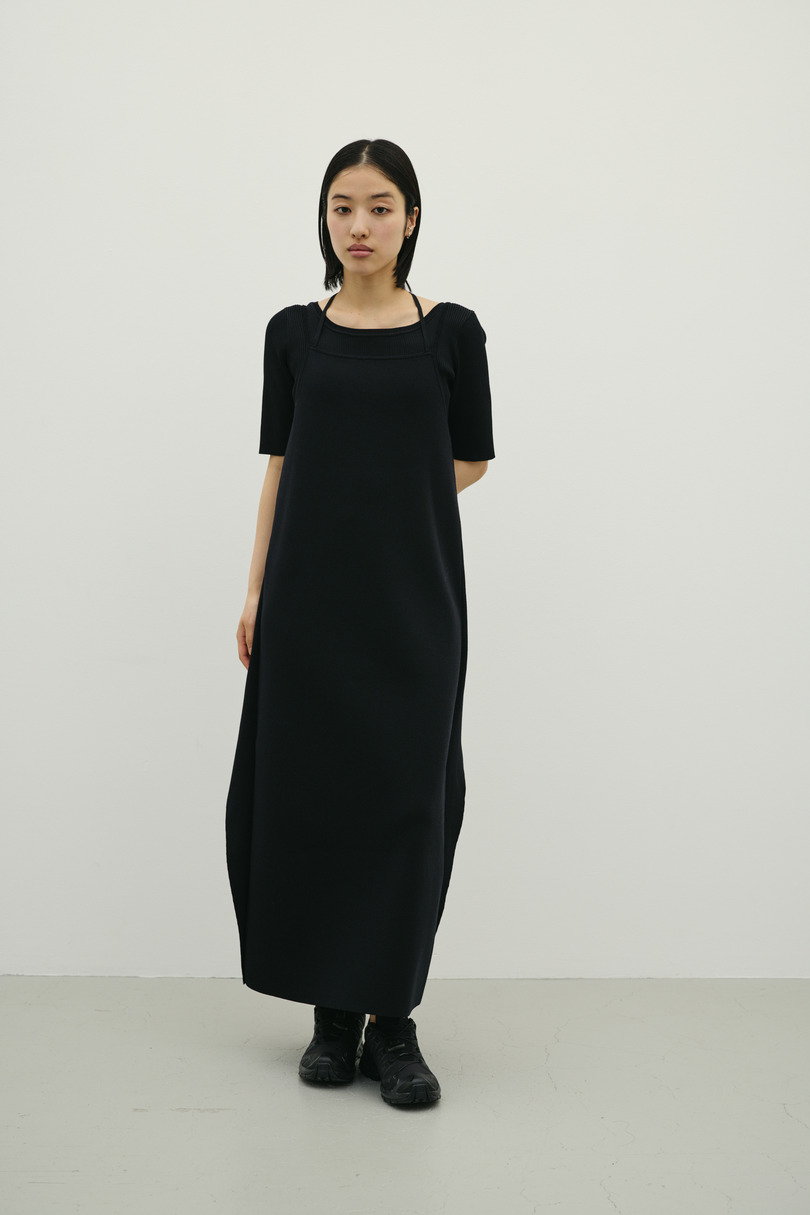 2ピースラップキャミワンピース 詳細画像 BLK 2