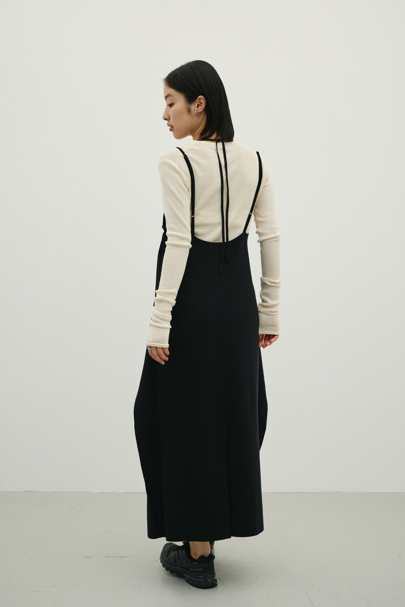 2ピースラップキャミワンピース 詳細画像 BLK 6