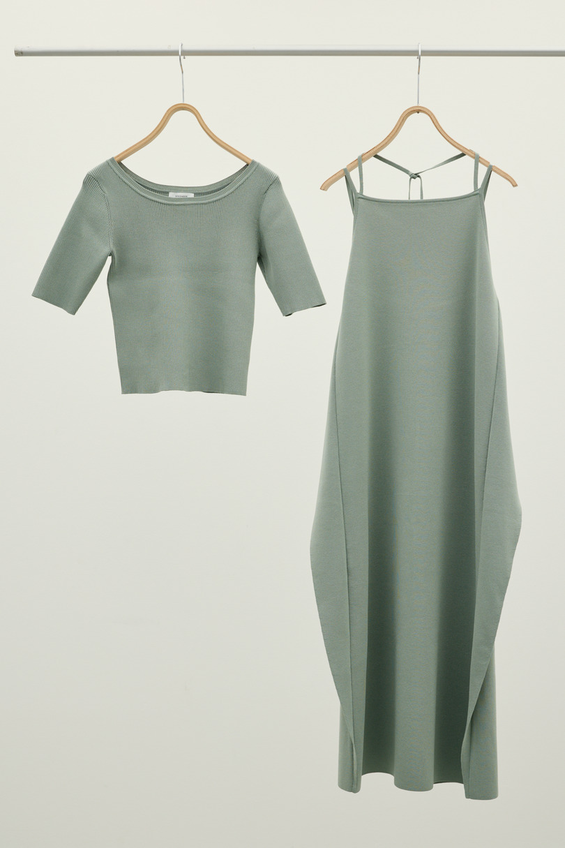 2ピースラップキャミワンピース 詳細画像 GRN 16