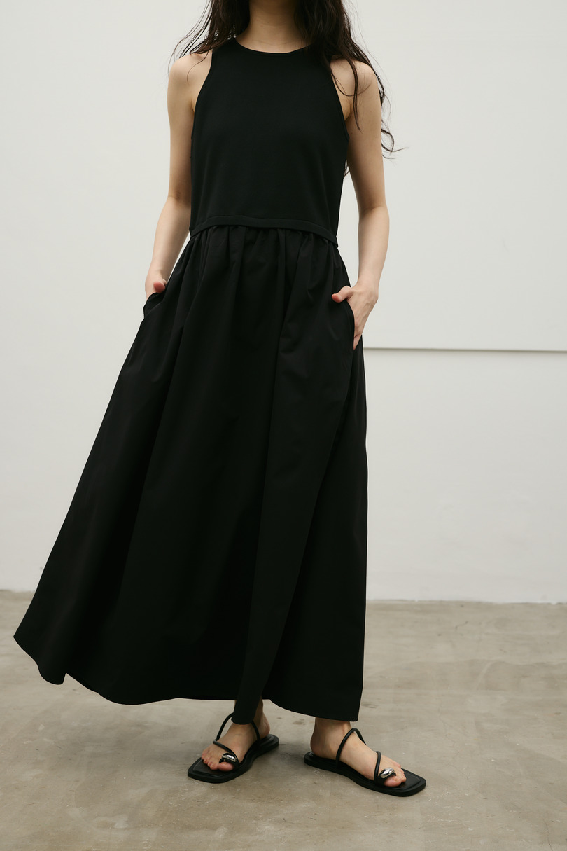 アメスリドッキングニットワンピース 詳細画像 BLK 5