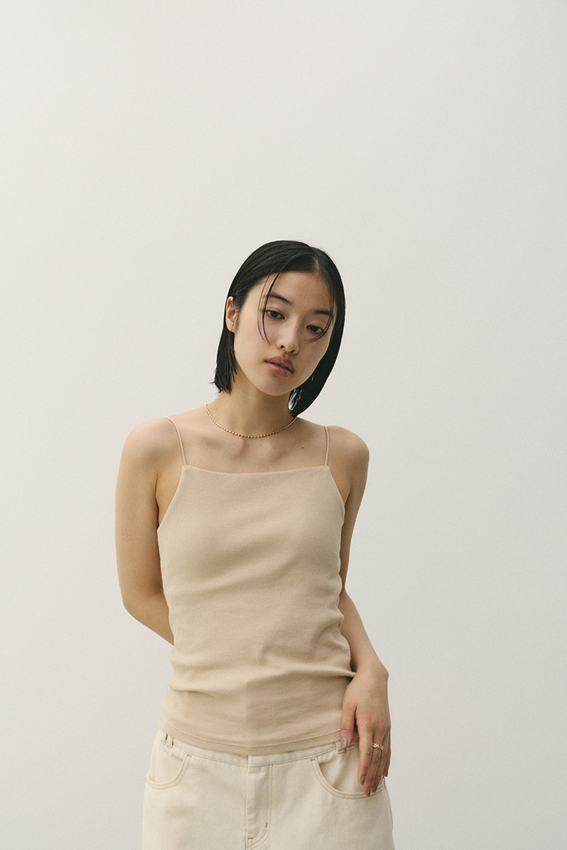 カップ付きバックオープンキャミ 詳細画像 BEG 2