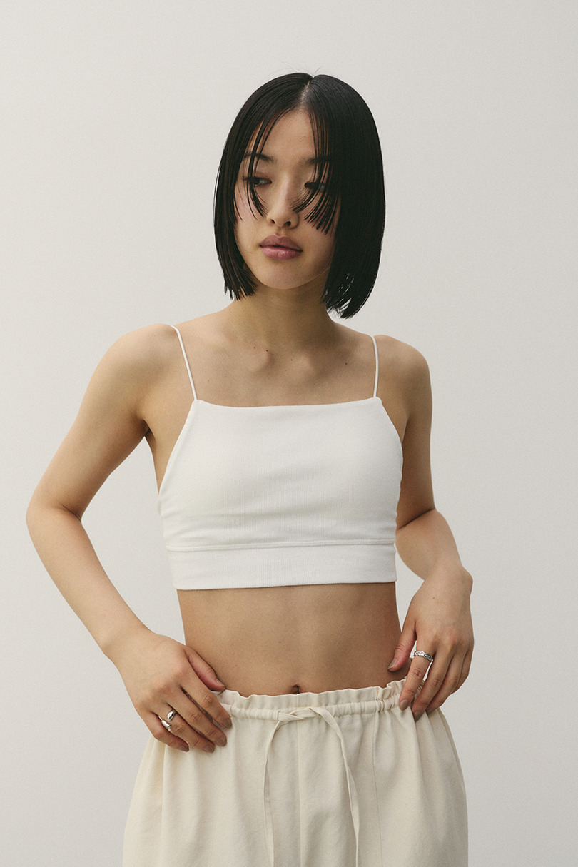 カップ付きブラトップ 詳細画像 WHT 3