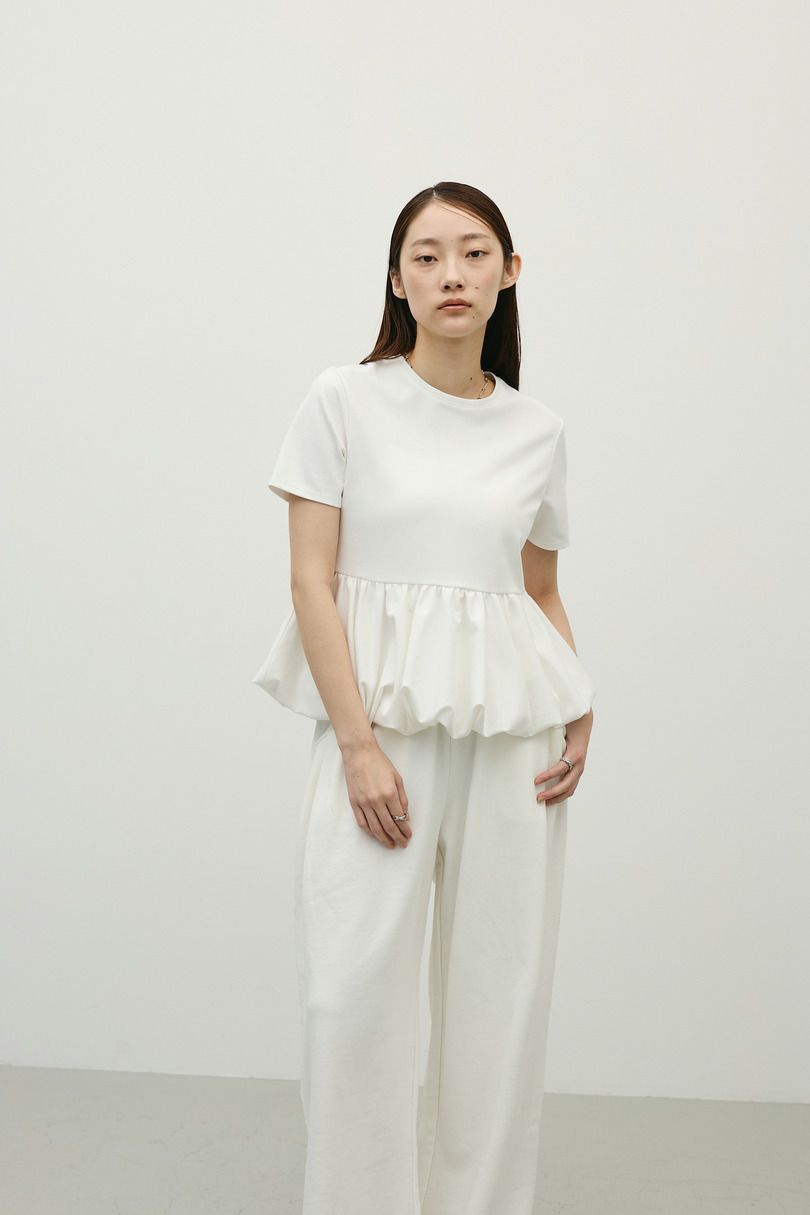 ヘムバルーンカットトップ 詳細画像 WHT 4