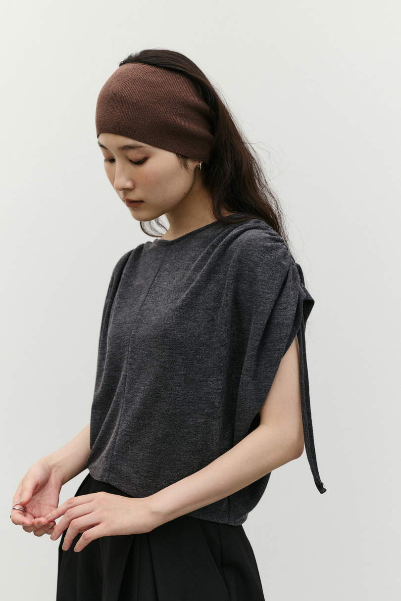 ショルダードレープトップ 詳細画像 C.GRY 5