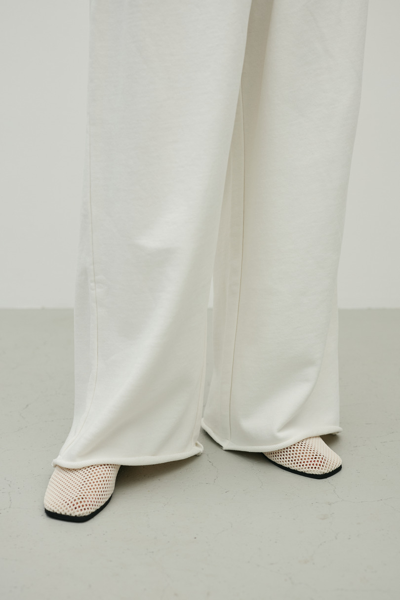 ルーズワイドスウェットパンツ 詳細画像 WHT 10