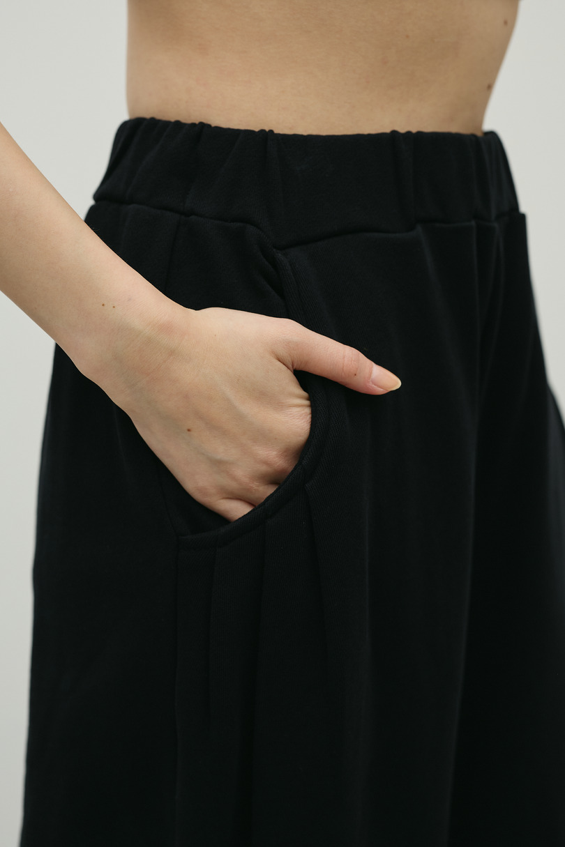 ルーズワイドスウェットパンツ 詳細画像 BLK 10