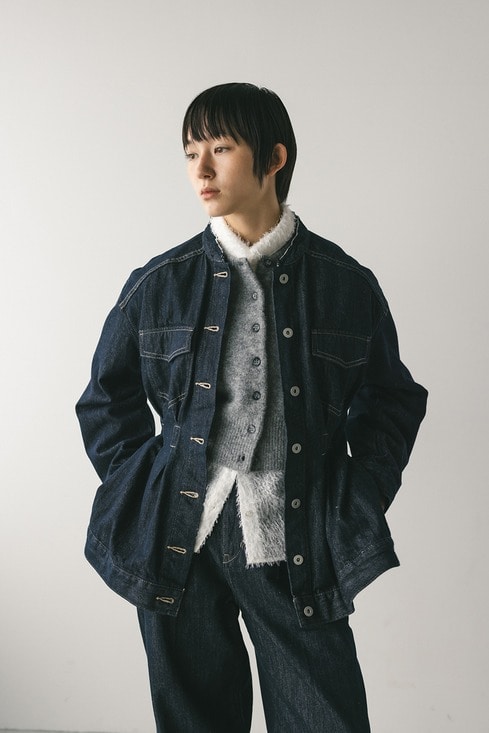 ペプラムデニムジャケット｜STYLEMIXER（スタイルミキサー）公式通販サイト