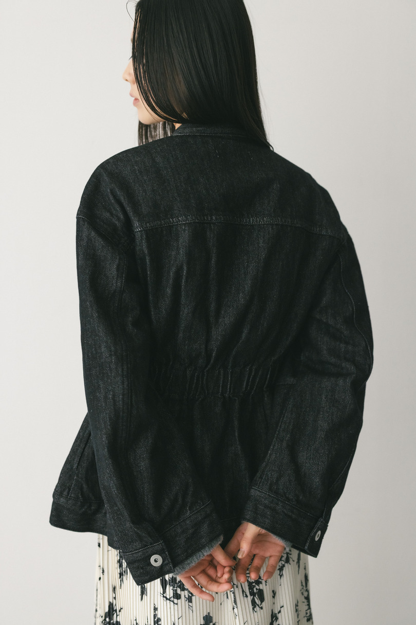 ペプラムデニムジャケット 詳細画像 BLK 10