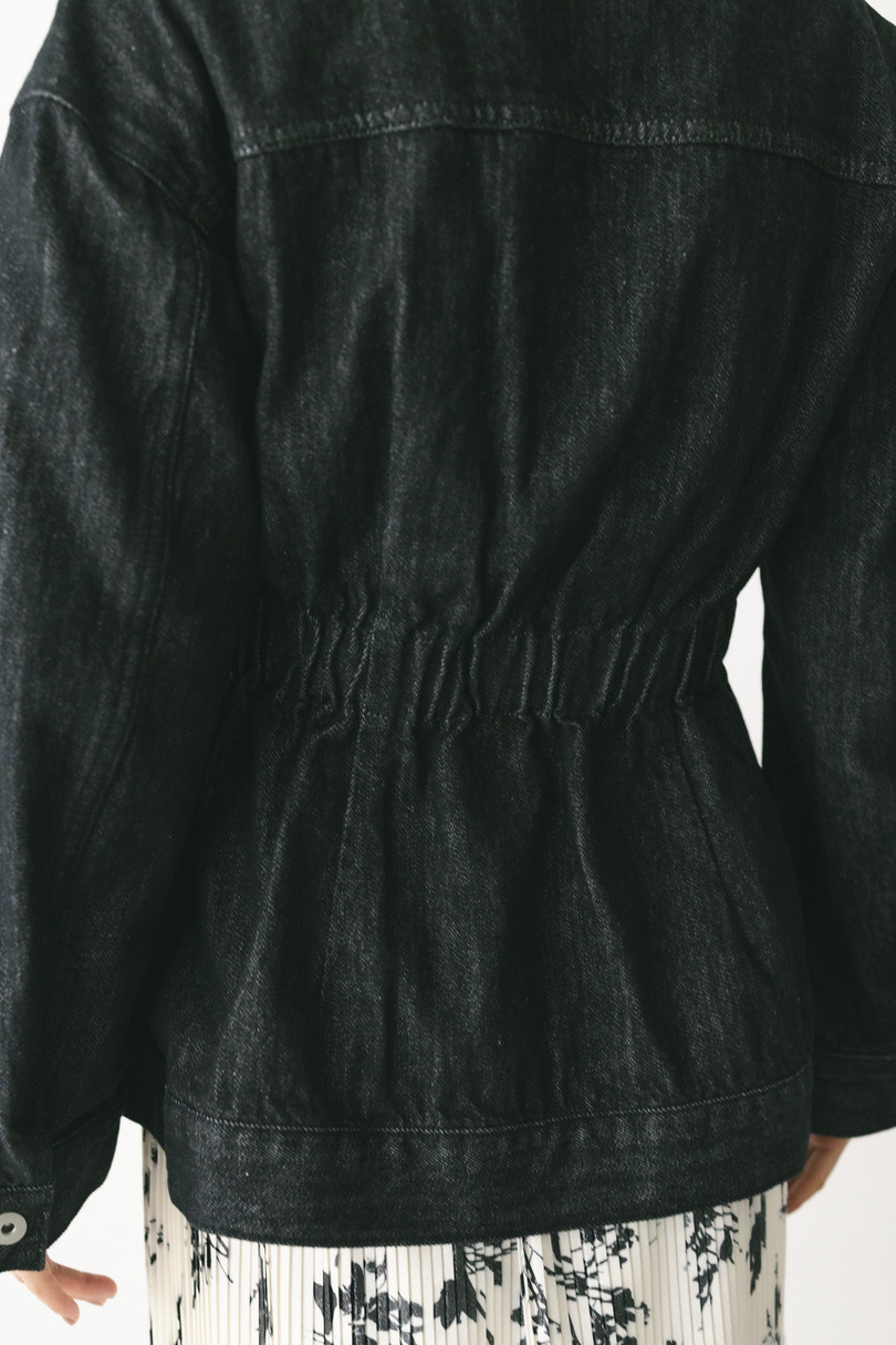 ペプラムデニムジャケット 詳細画像 BLK 12