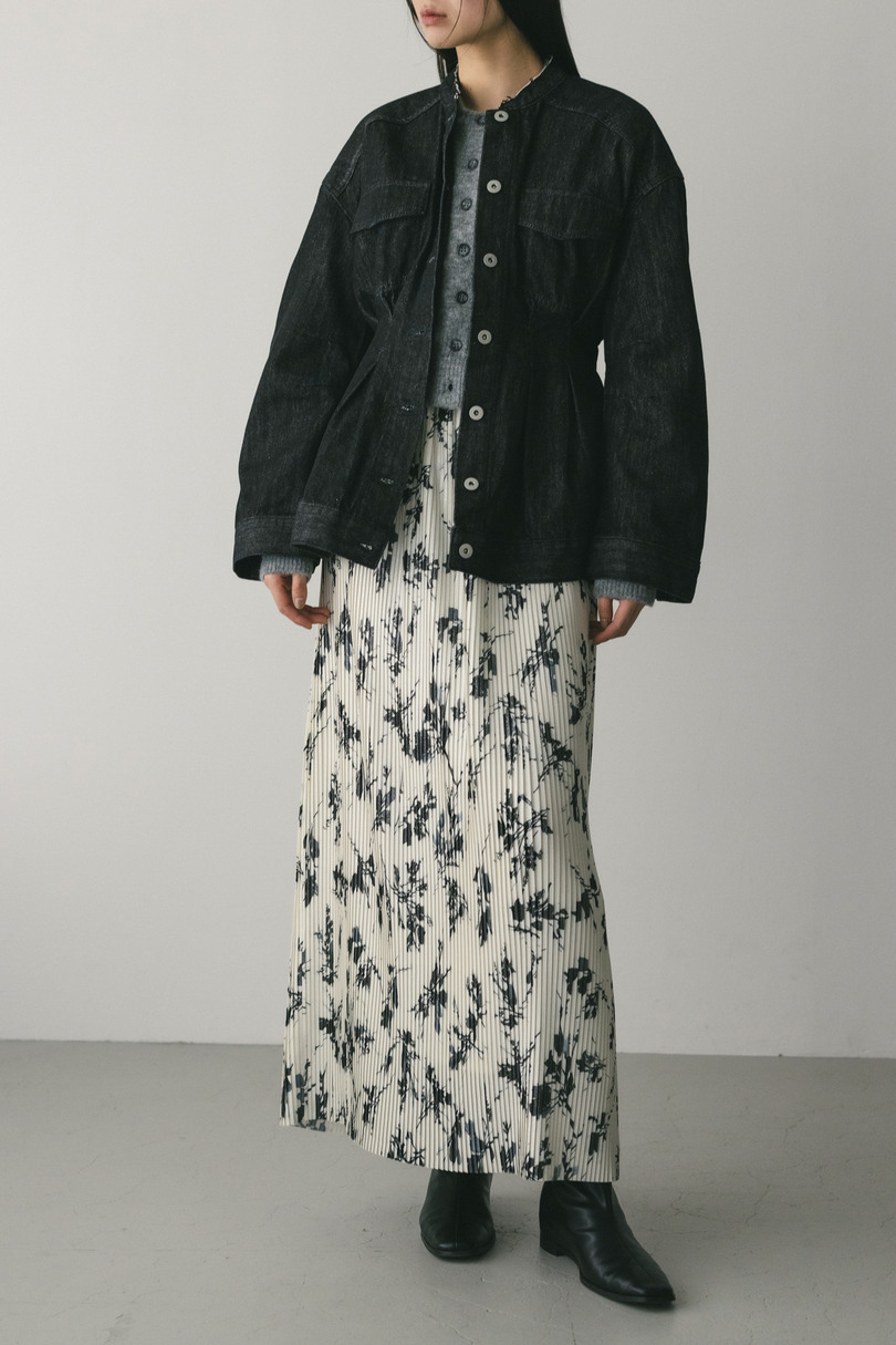 ペプラムデニムジャケット 詳細画像 BLK 2