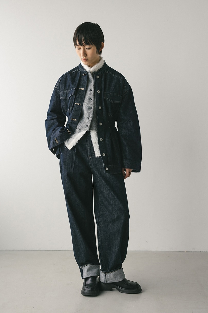 ペプラムデニムジャケット 詳細画像 IDG 2