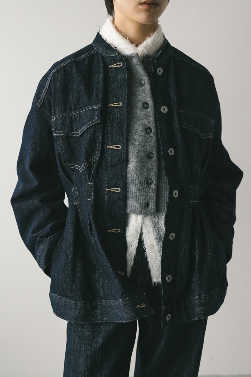 ペプラムデニムジャケット 詳細画像 IDG 3