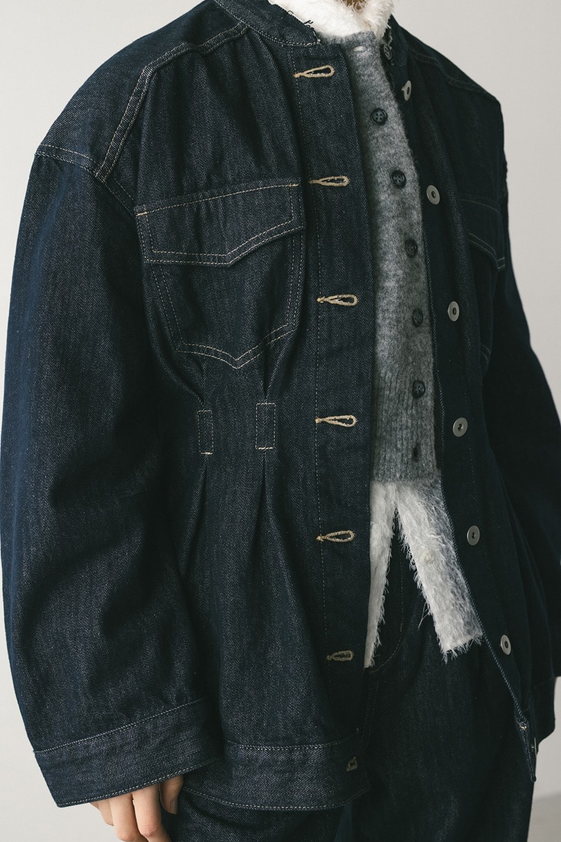 ペプラムデニムジャケット 詳細画像 IDG 4