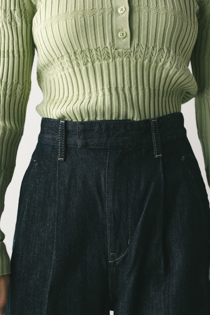 ロールアップタックデニム 詳細画像 IDG 3