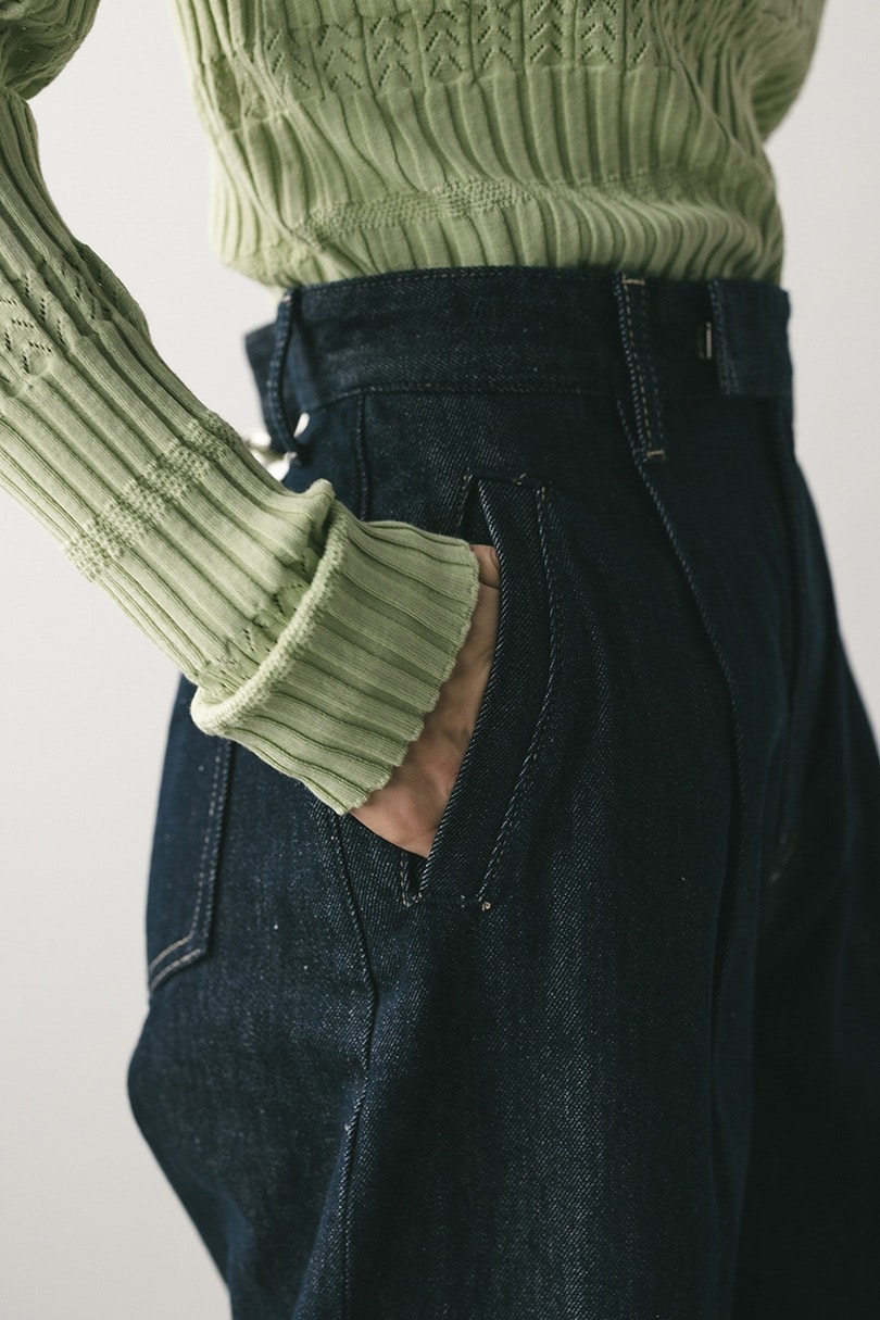 ロールアップタックデニム 詳細画像 IDG 5