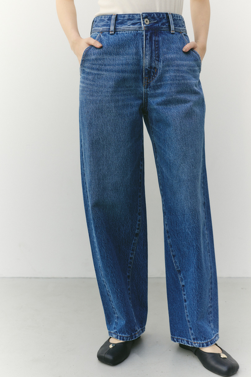カーブラインデニム 詳細画像 BLU 4