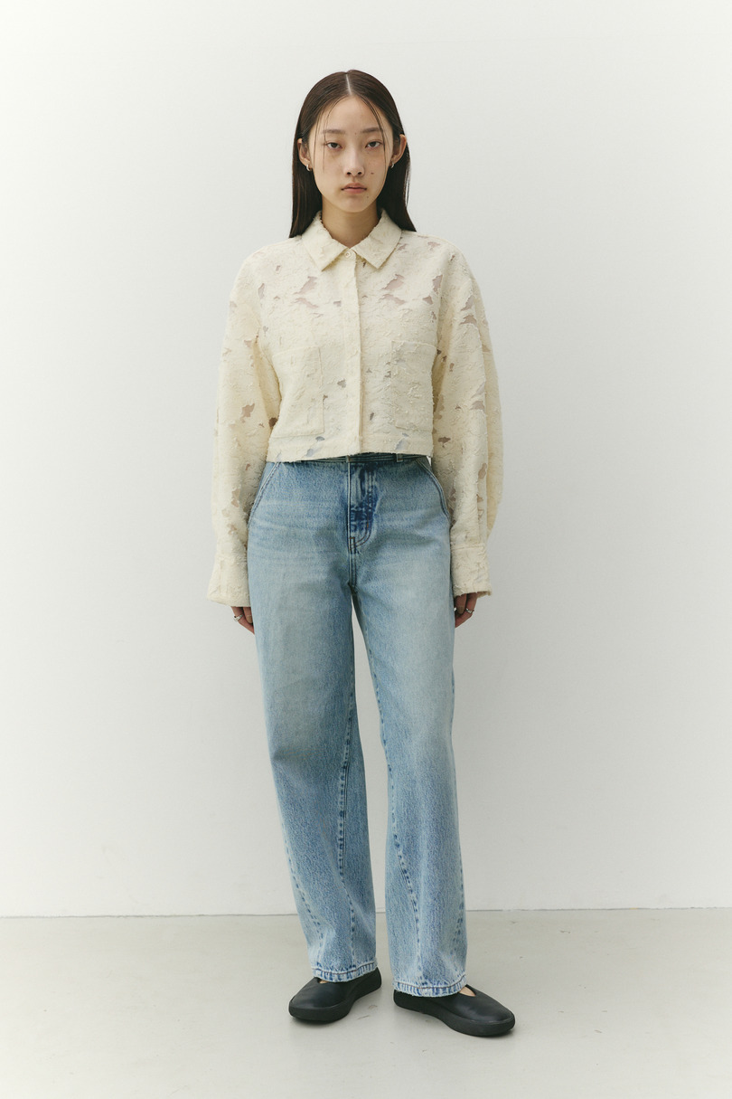 カーブラインデニム 詳細画像 L/BLU 3