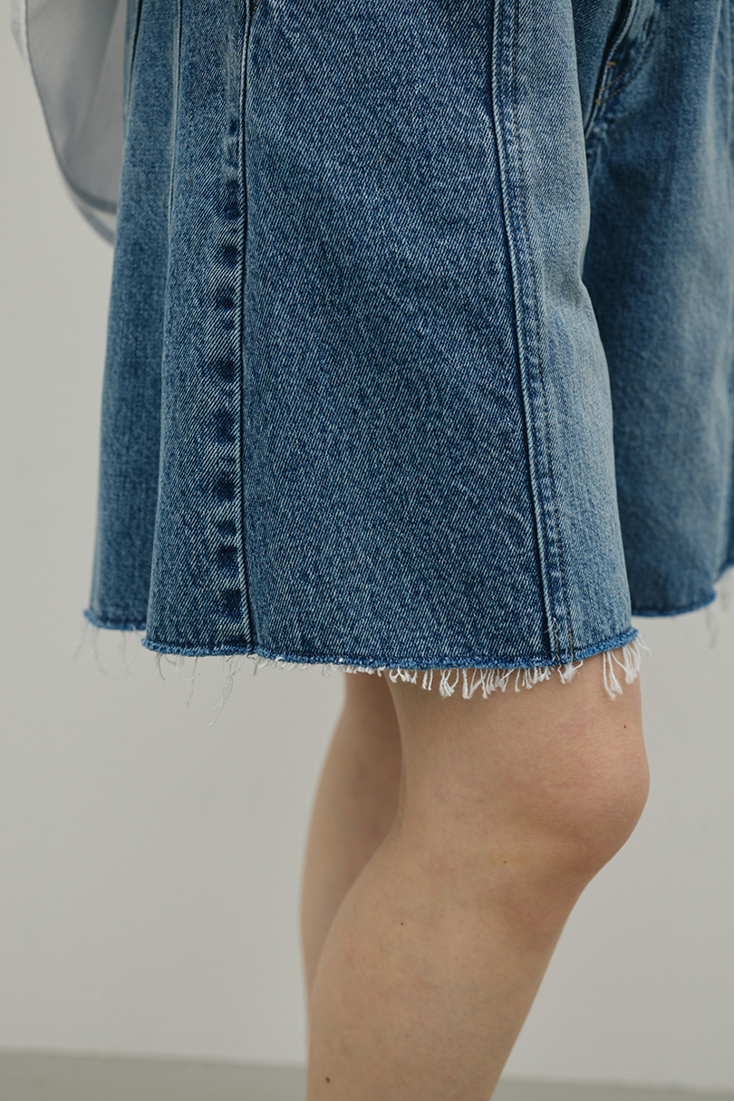 カットオフハーフデニム 詳細画像 BLU 8