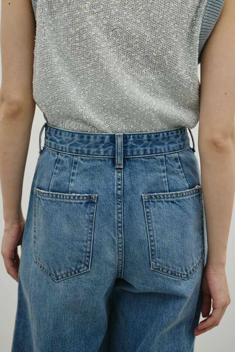 サイドフリンジワイドデニム 詳細画像 BLU 13