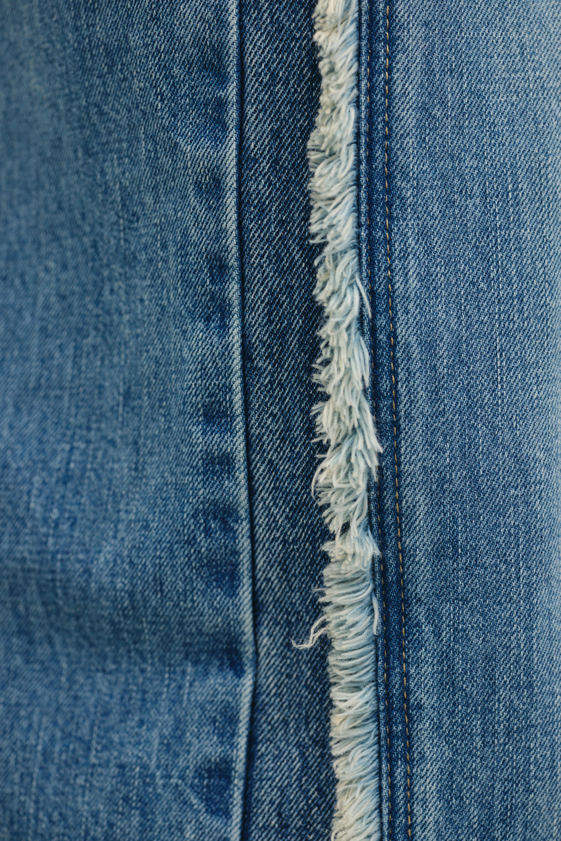 サイドフリンジワイドデニム 詳細画像 BLU 15