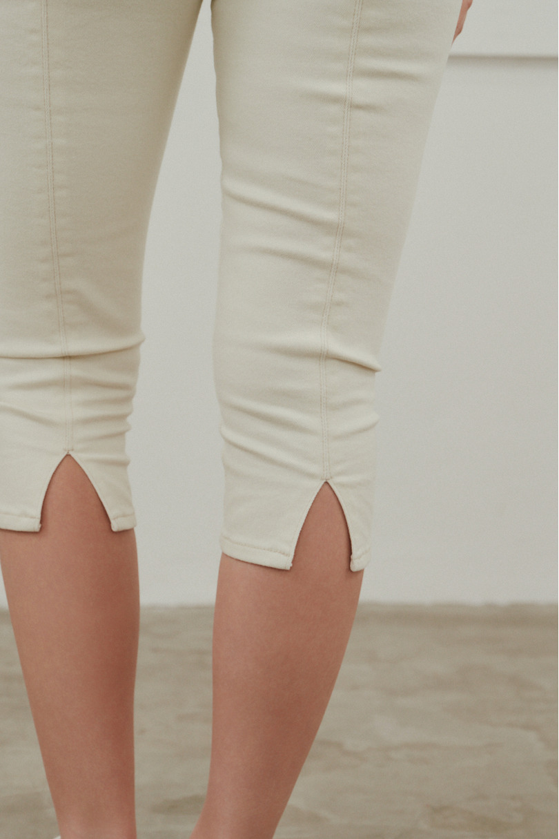 ストレッチデニムカプリパンツ 詳細画像 WHT 9