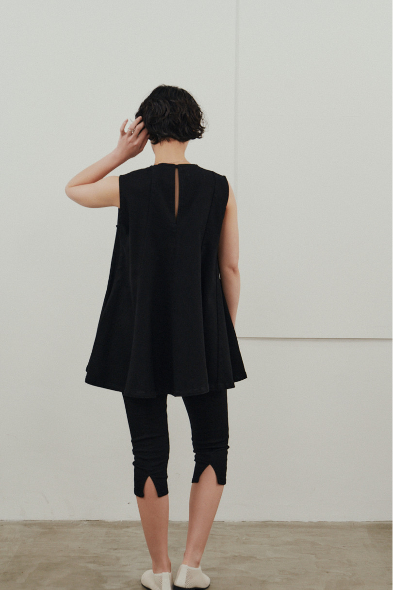 ストレッチデニムカプリパンツ 詳細画像 BLK 4