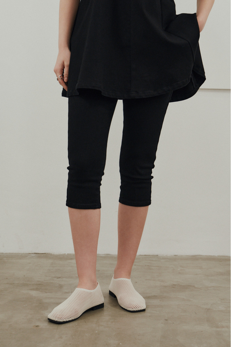 ストレッチデニムカプリパンツ 詳細画像 BLK 5