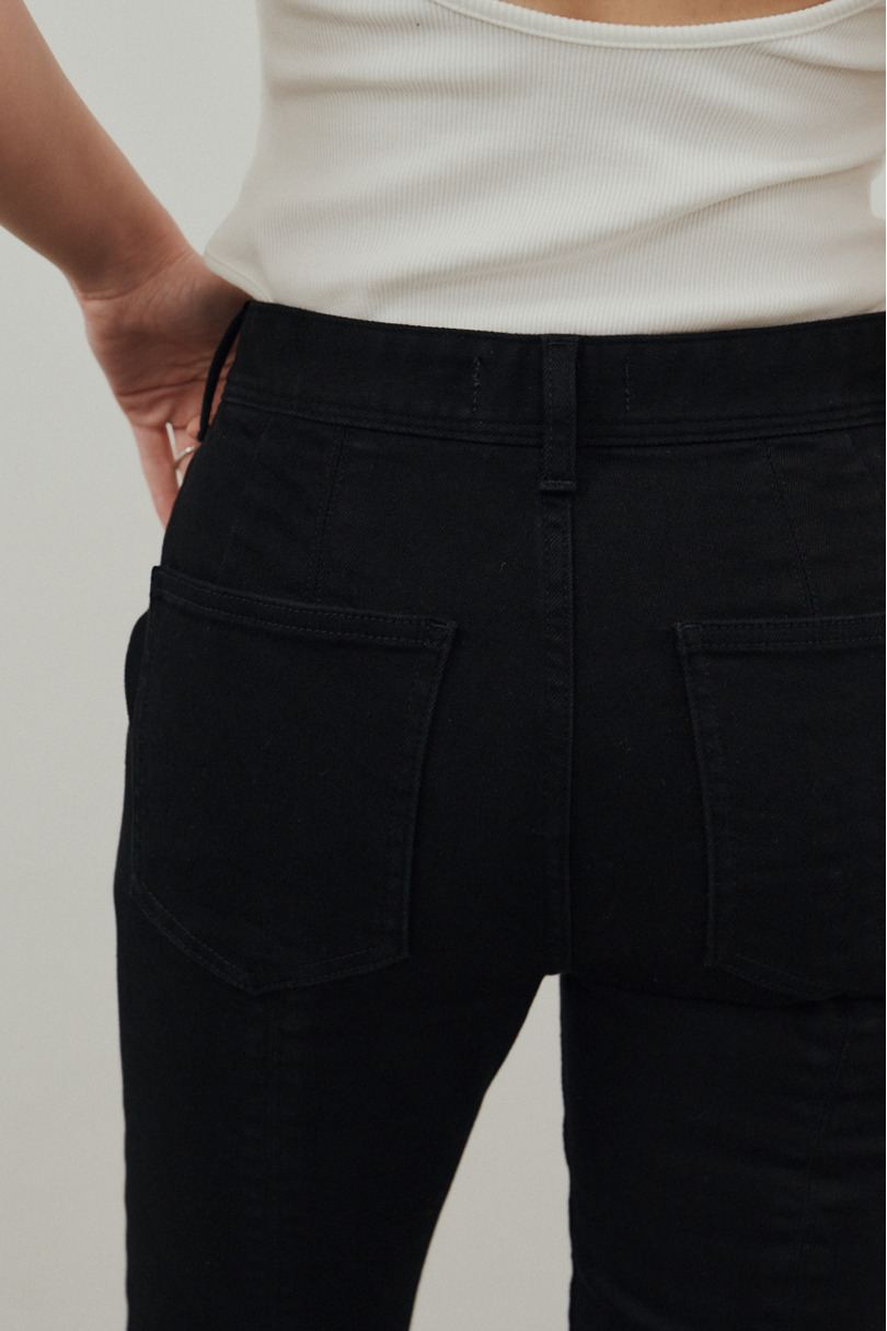 ストレッチデニムカプリパンツ 詳細画像 BLK 8