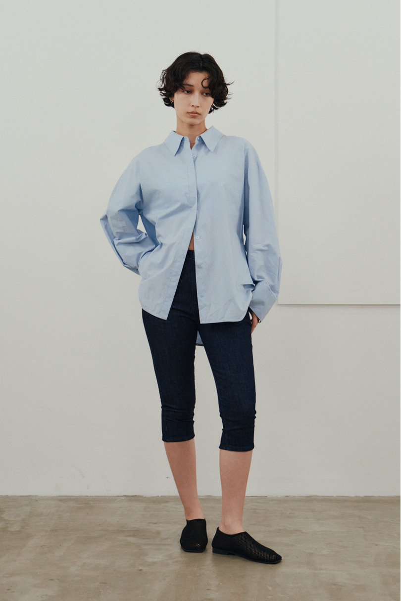 ストレッチデニムカプリパンツ 詳細画像 IDG 2