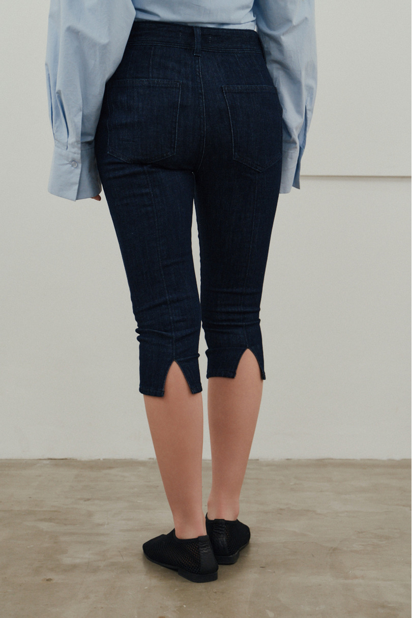 ストレッチデニムカプリパンツ 詳細画像 IDG 5