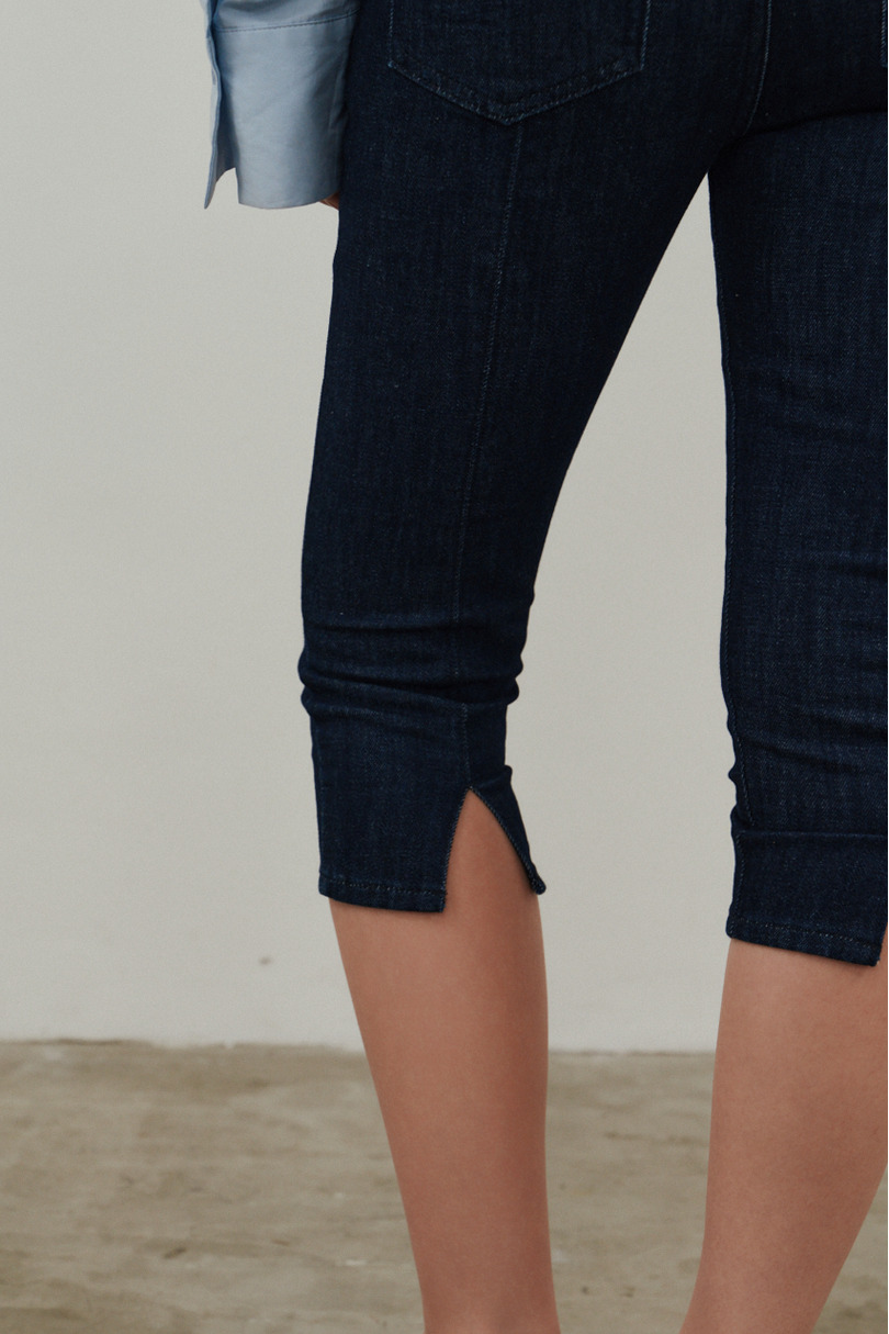 ストレッチデニムカプリパンツ 詳細画像 IDG 9