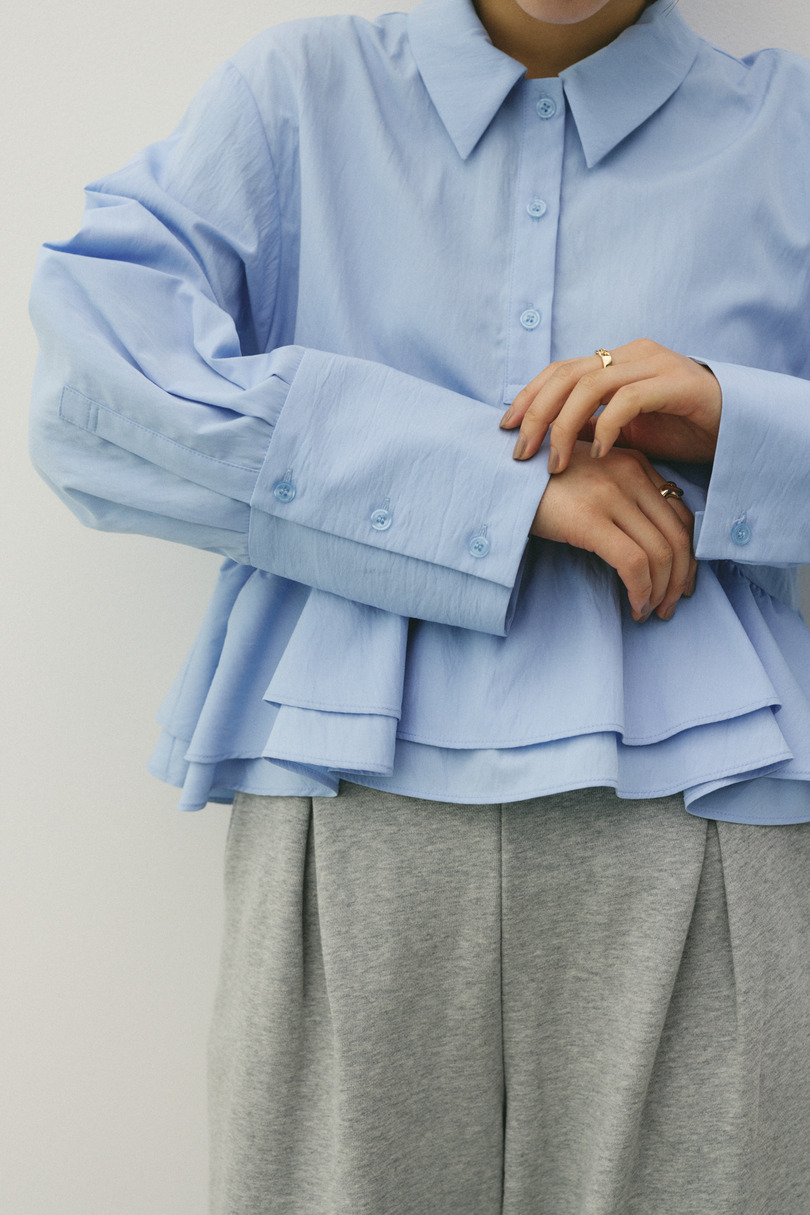 ヘムフリルシャツ 詳細画像 SAX 10