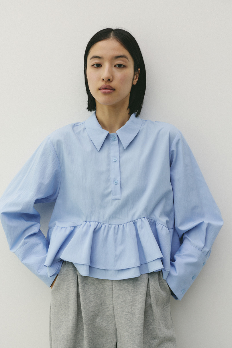 ヘムフリルシャツ 詳細画像 SAX 2