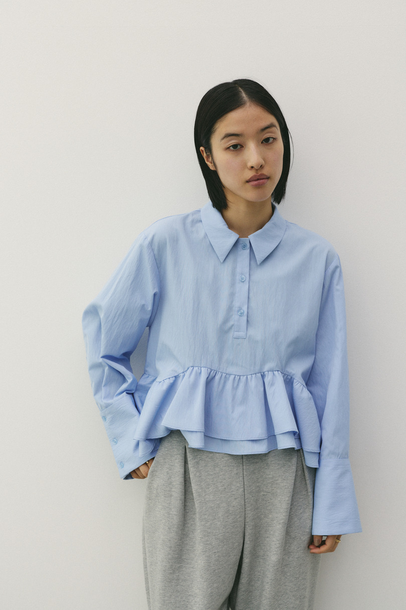 ヘムフリルシャツ 詳細画像 SAX 6