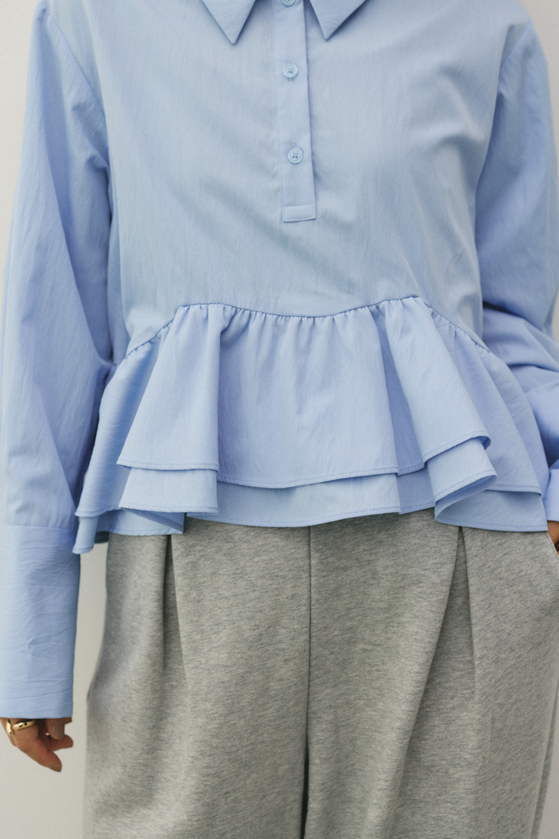 ヘムフリルシャツ 詳細画像 SAX 9