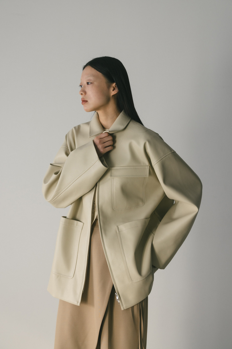 フェイクレザージャケット