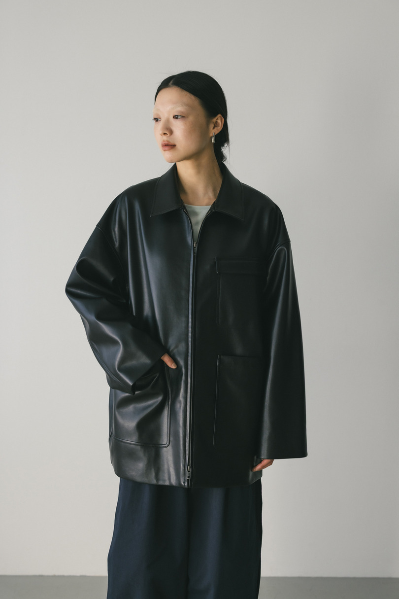 フェイクレザージャケット 詳細画像 BLK 5