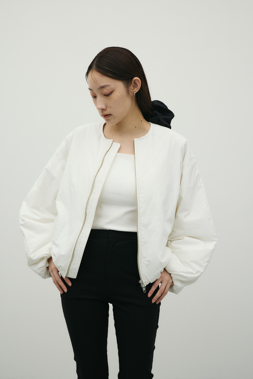 パディングブルゾン 詳細画像 WHT 5