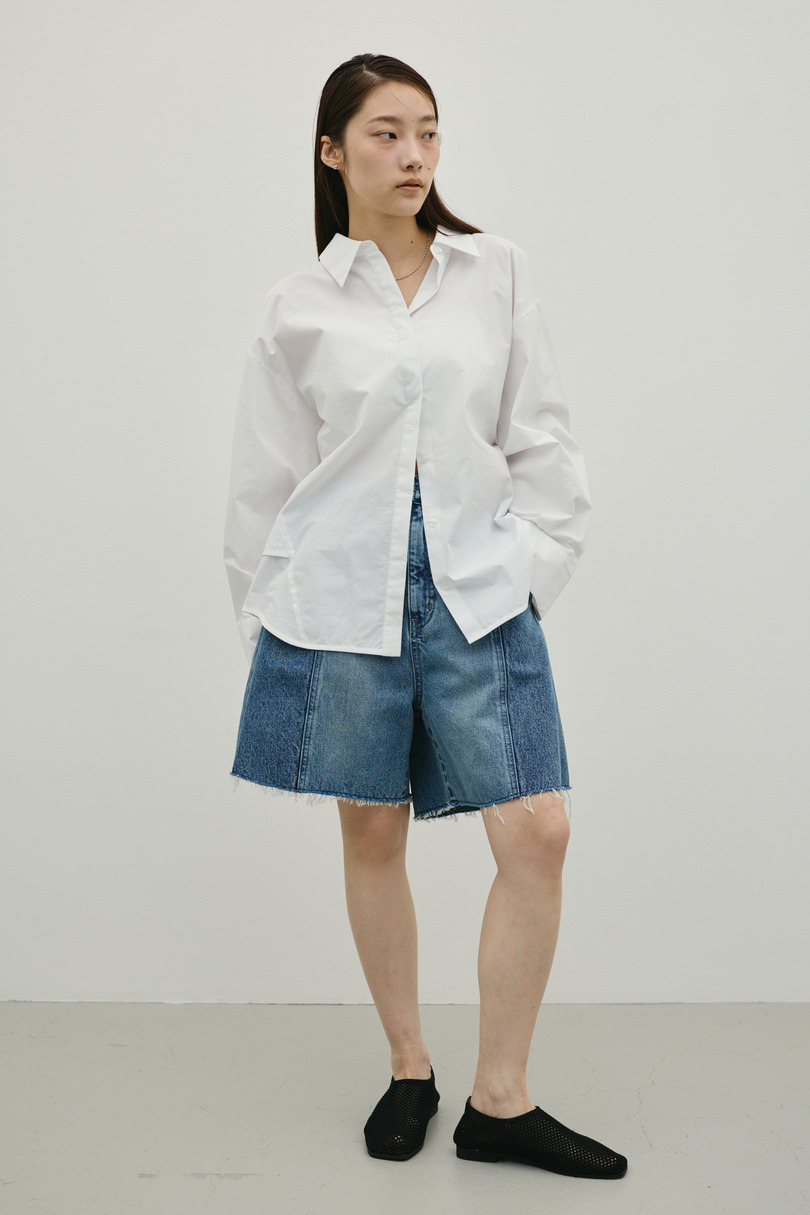 バックオープンデザインシャツ 詳細画像 WHT 5