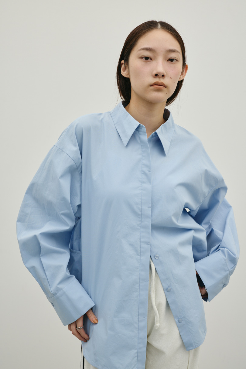 バックオープンデザインシャツ 詳細画像 SAX 6