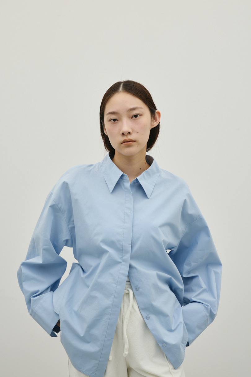 バックオープンデザインシャツ 詳細画像 SAX 7