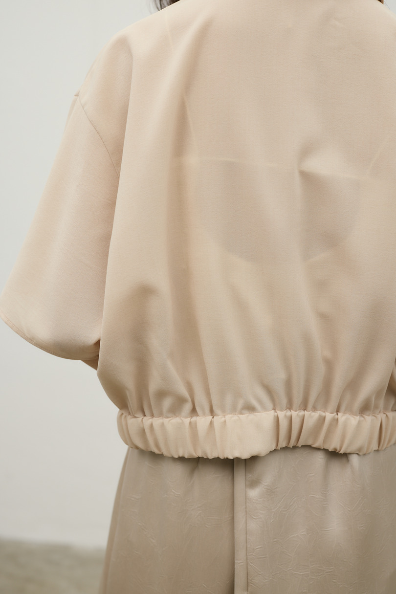 フラワーエンブロイダリージップシャツ 詳細画像 BEG 11