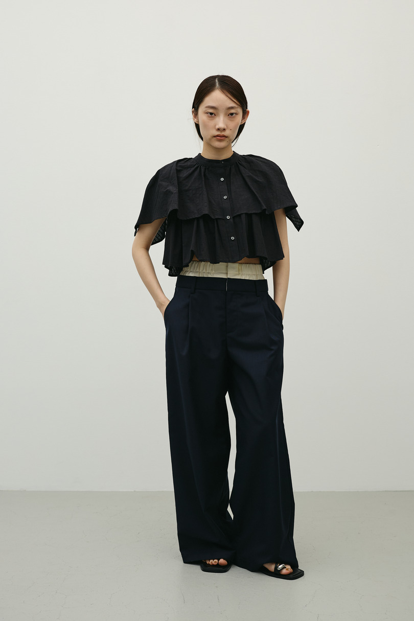 ティアードフリルシャツ 詳細画像 BLK 2