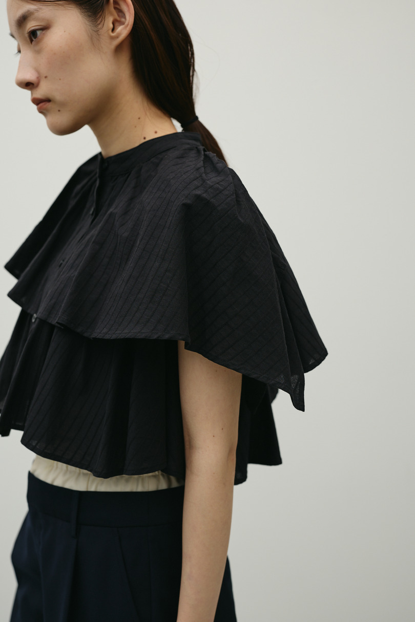 ティアードフリルシャツ 詳細画像 BLK 9