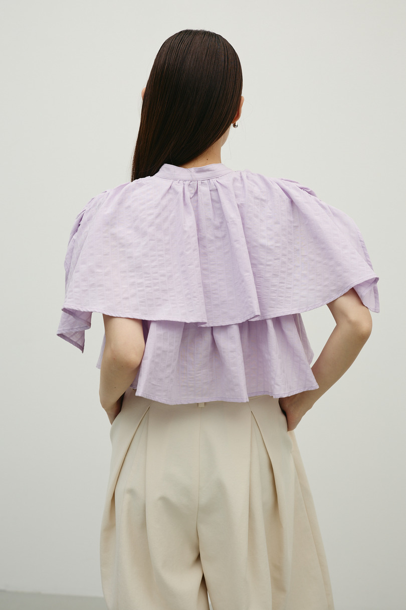 ティアードフリルシャツ 詳細画像 PUR 7