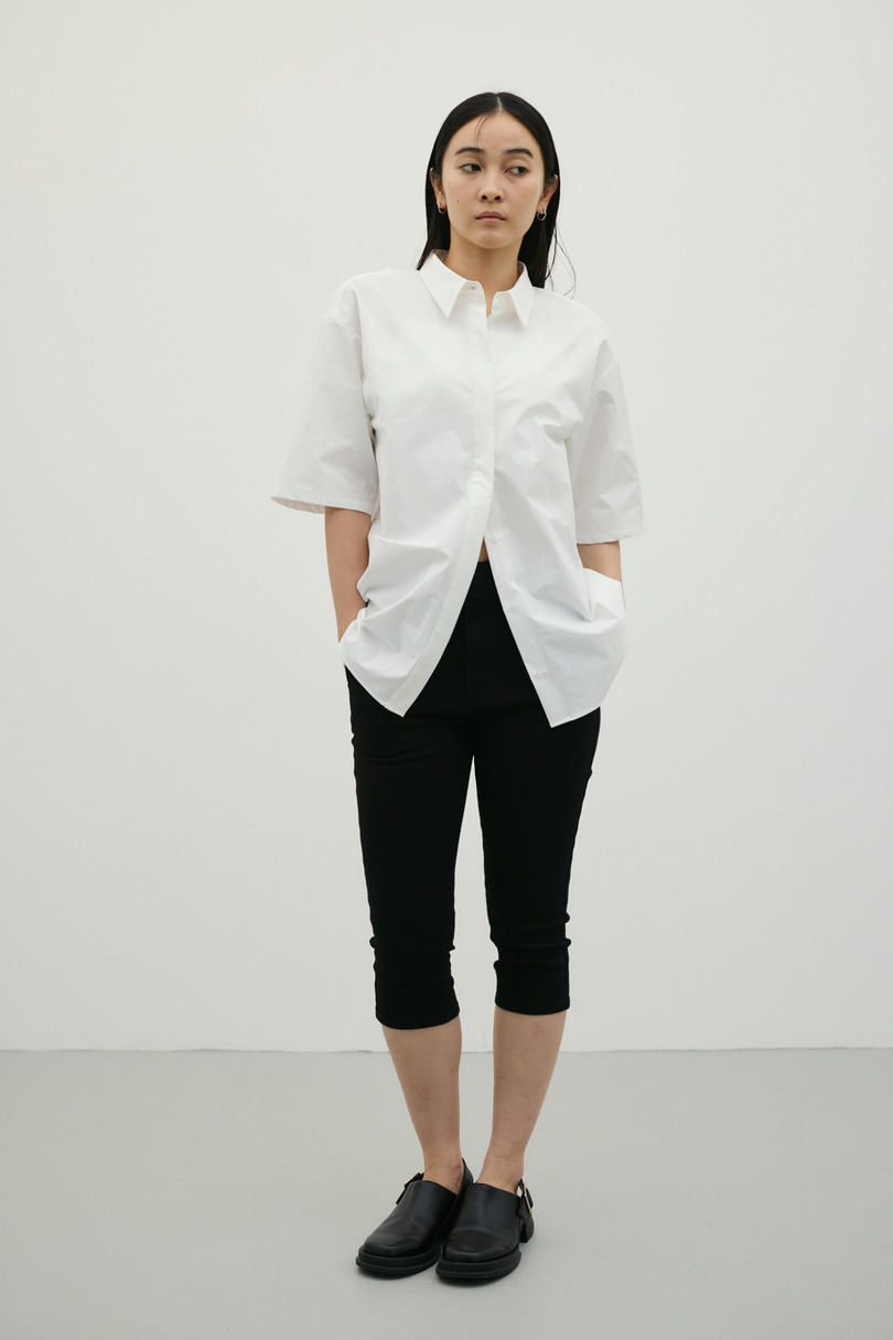 バックドレープオープンシャツ 詳細画像 WHT 3