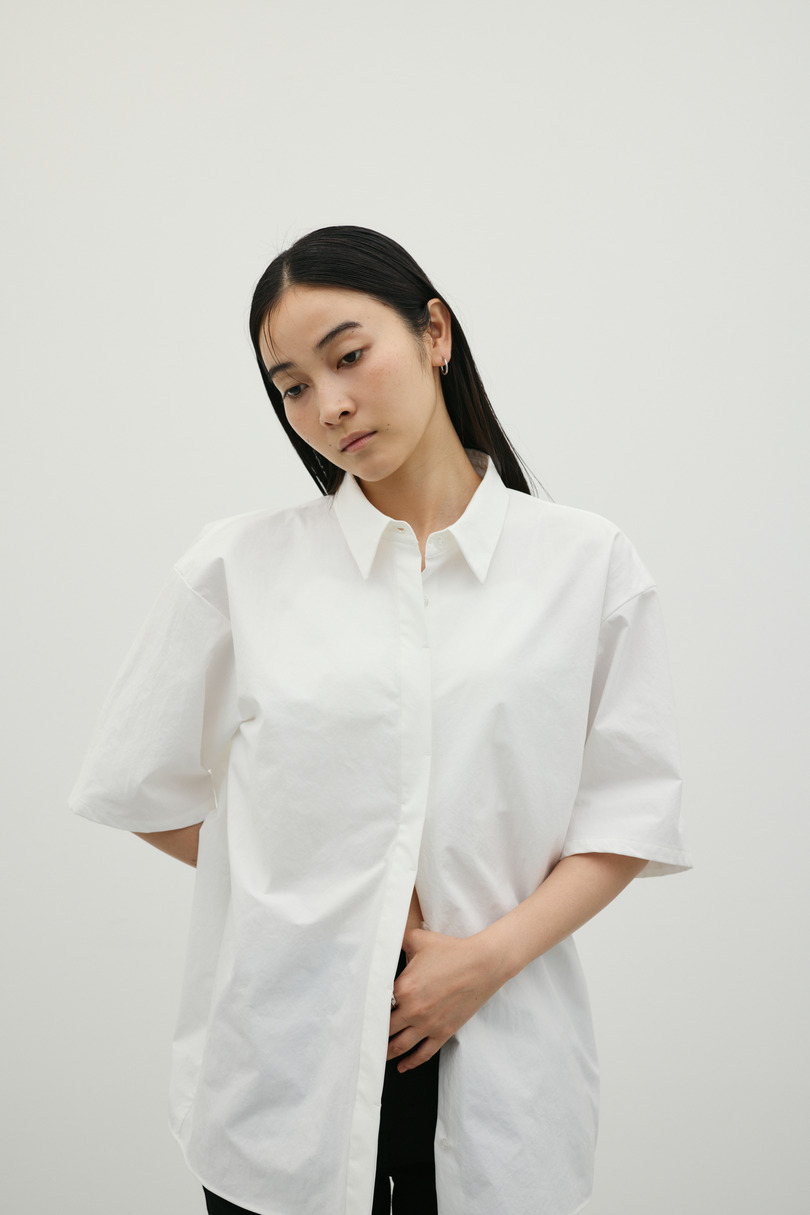 バックドレープオープンシャツ 詳細画像 WHT 4