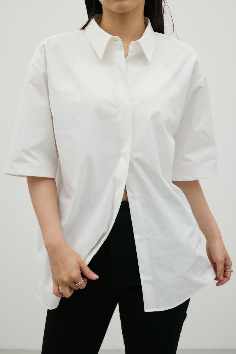 バックドレープオープンシャツ 詳細画像 WHT 5