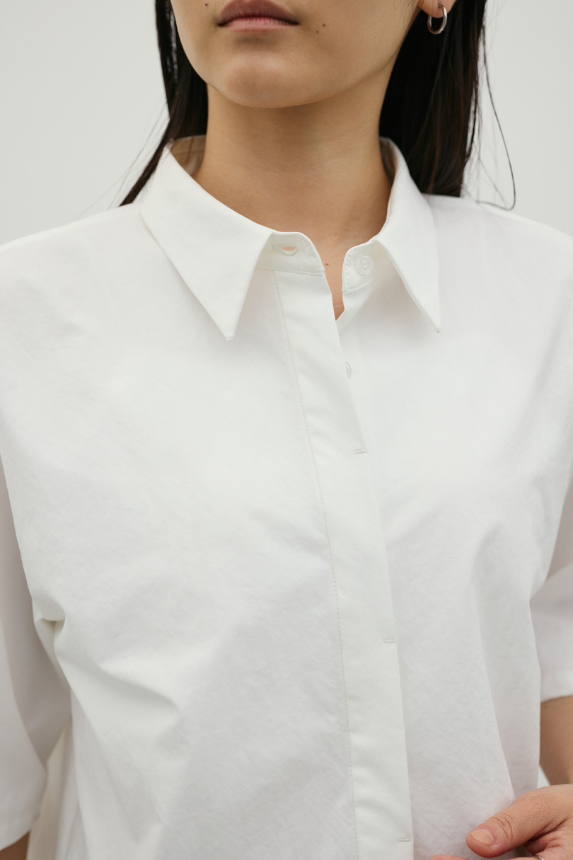 バックドレープオープンシャツ 詳細画像 WHT 6