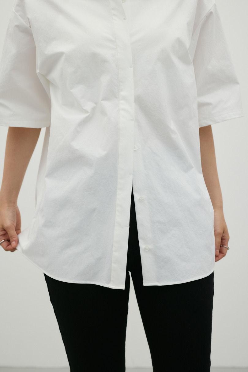 バックドレープオープンシャツ 詳細画像 WHT 9